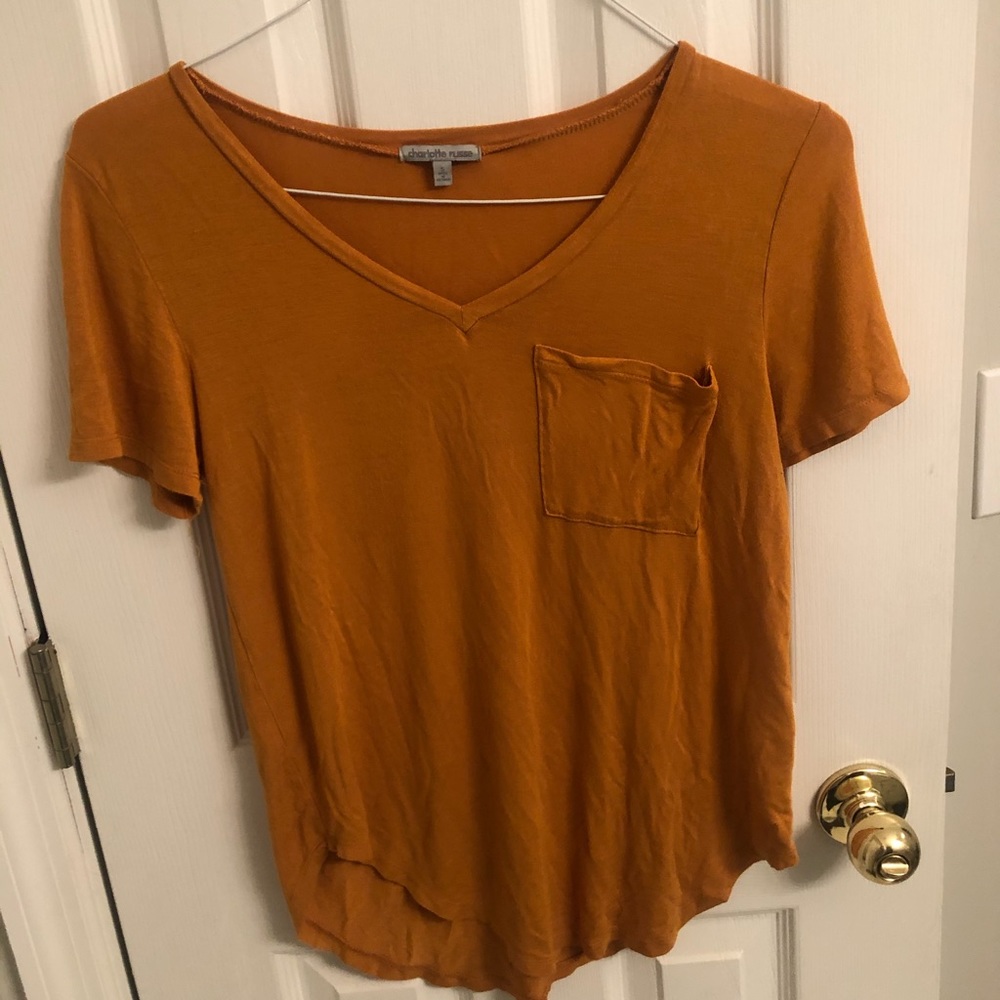 Mustard Charlotte Russe blouse